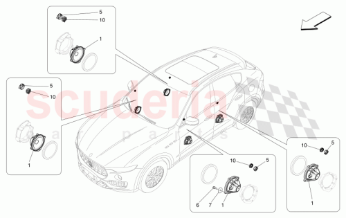 Part Diagram for Maserati 675000809