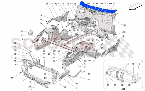 Part Diagram for Maserati 670178468
