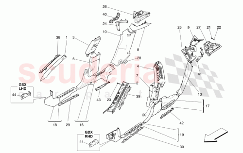 Part Diagram for Maserati 670047145