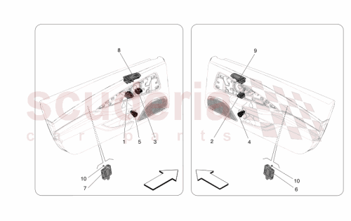 Part Diagram for Maserati 670285577