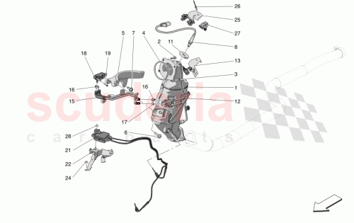 Part Diagram for Maserati 46352317