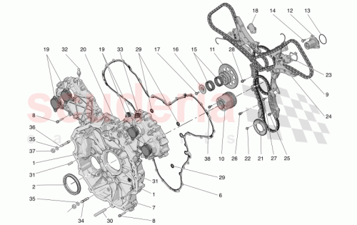Part Diagram for Maserati 670050993
