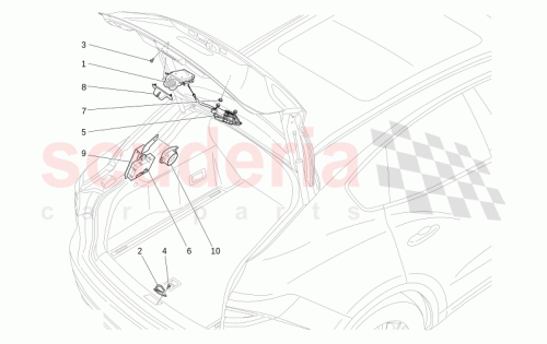 Part Diagram for Maserati 670040892
