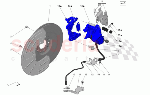 Part Diagram for Maserati 673013281