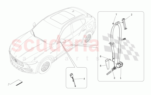 Part Diagram for Maserati 670041945