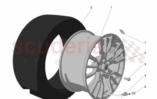 Part Diagram for Maserati 980189136