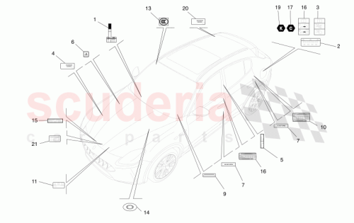 Part Diagram for Maserati 670178827