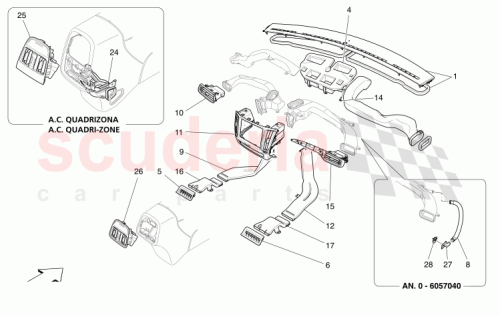 Part Diagram for Maserati 670065530