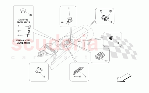 Part Diagram for Maserati 670167339
