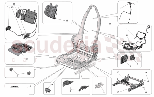 Part Diagram for Maserati 673013441