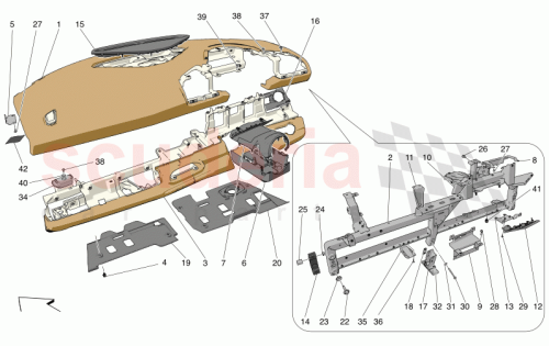 Part Diagram for Maserati 670175837