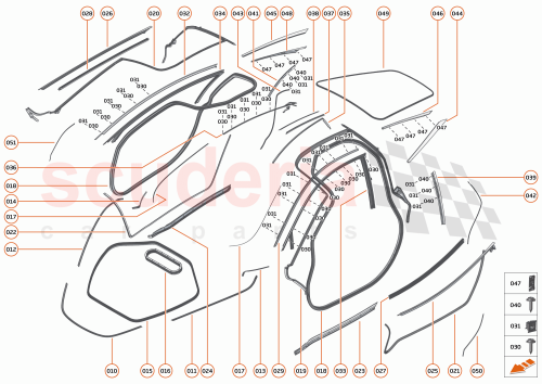 Part Diagram for McLaren 14AD358CP