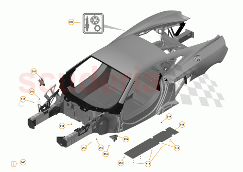 Part Diagram for McLaren 11A4779CP