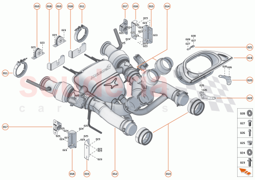 Part Diagram for McLaren 26HA122SP