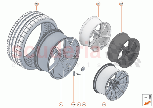 Part Diagram for McLaren 14B0342CP