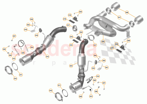 Part Diagram for McLaren 11H0476RP