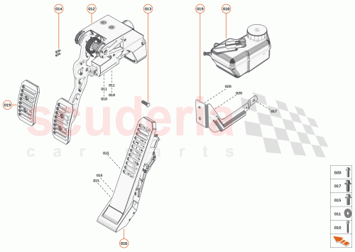Part Diagram for McLaren 26CA011SP