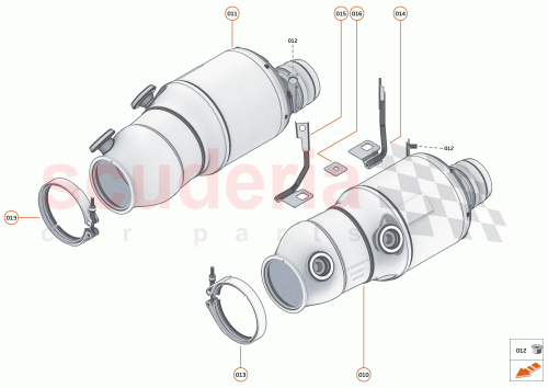 Part Diagram for McLaren 16HA316CP