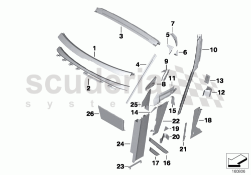 Part Diagram for Rolls Royce 41 32 7079571