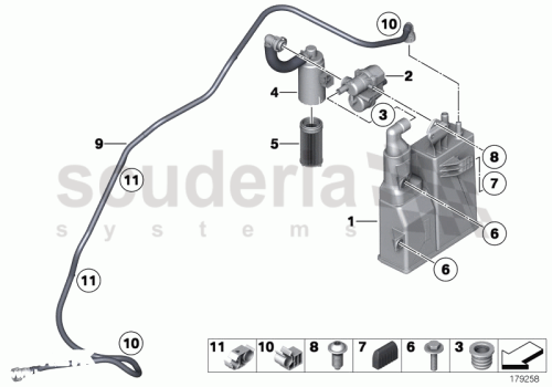 Part Diagram for Rolls Royce 16 13 7161329
