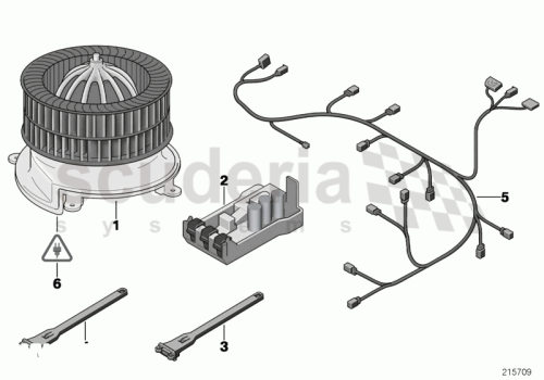 Part Diagram for Rolls Royce 64 11 6938633