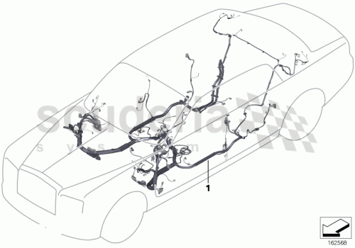 Part Diagram for Rolls Royce 61 11 0422825