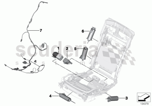 Part Diagram for Rolls Royce 67 31 7070488