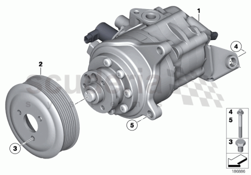 Part Diagram for Rolls Royce 07 11 9907223