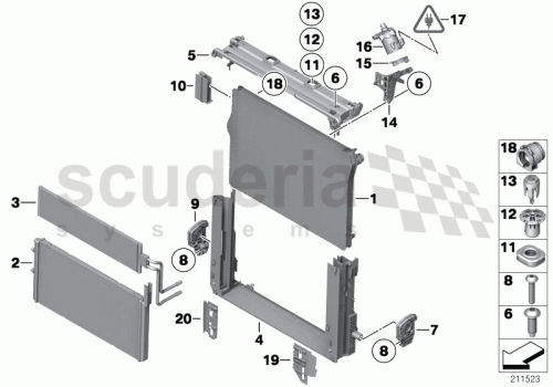 Part Diagram for Rolls Royce 17 11 7583841