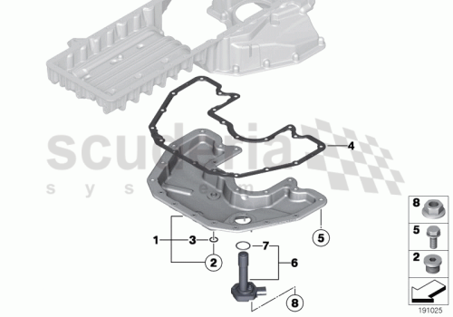 Part Diagram for Rolls Royce 07 11 9905396