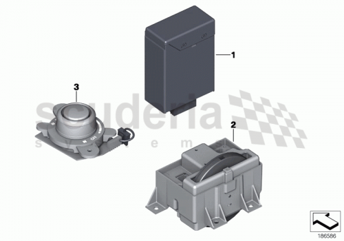Part Diagram for Rolls Royce 64 11 2162123