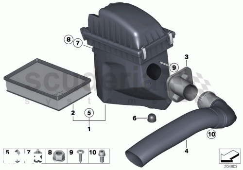 Part Diagram for Rolls Royce 13 71 7505007