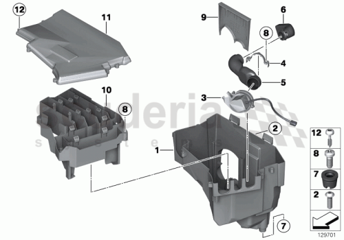 Part Diagram for Rolls Royce 12 90 1438062