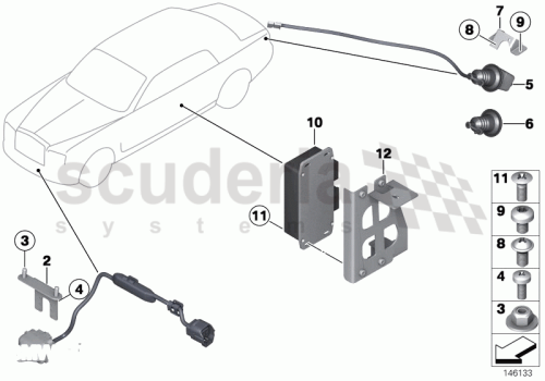 Part Diagram for Rolls Royce 07 11 9901583