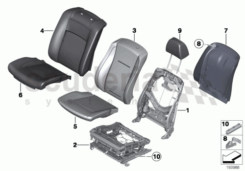 Part Diagram for Rolls Royce 52 10 7267208