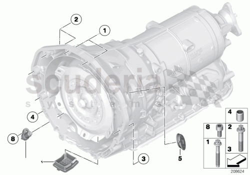 Part Diagram for Rolls Royce 13 62 7548995