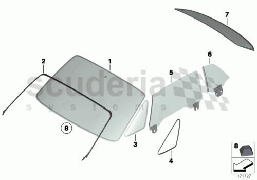 Part Diagram for Rolls Royce 51 35 7202922