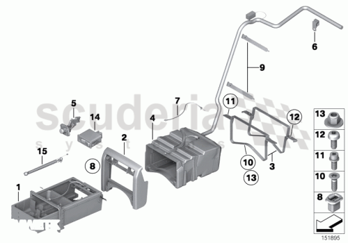 Part Diagram for Rolls Royce 51 16 6964075