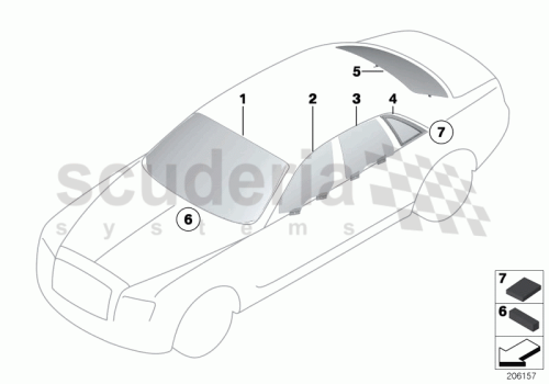 Part Diagram for Rolls Royce 51 31 7202624