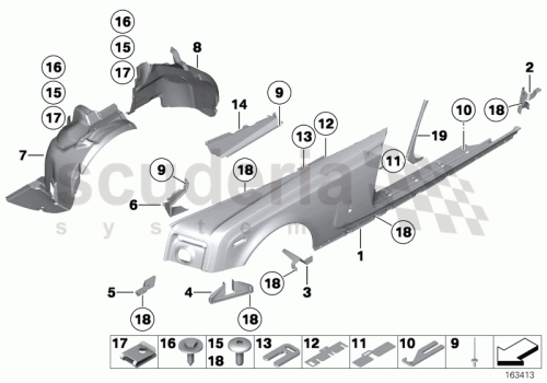 Part Diagram for Rolls Royce 41 21 7138231