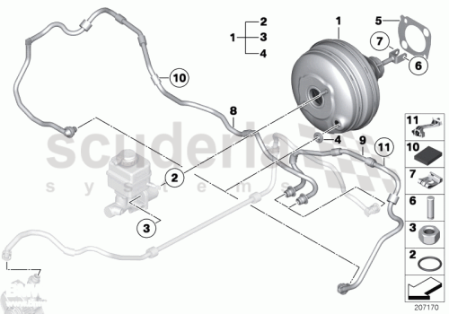 Part Diagram for Rolls Royce 34 33 6850655