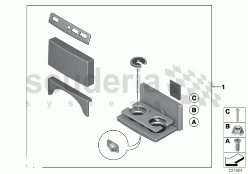 Part Diagram for Rolls Royce 51 16 2208518