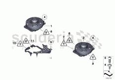Part Diagram for Rolls Royce 65 82 9216966