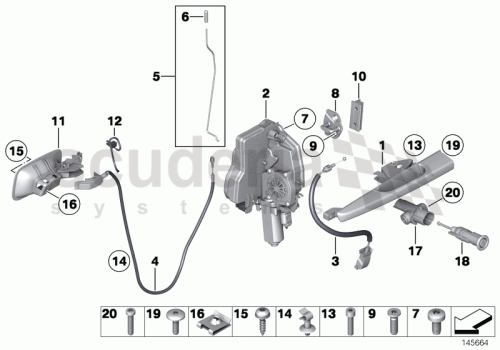 Part Diagram for Rolls Royce 51 21 7143382