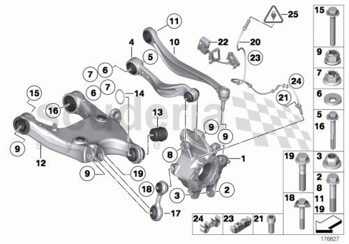 Part Diagram for Rolls Royce 33 32 6784351