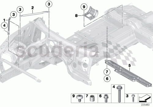 Part Diagram for Rolls Royce 51 61 7201172