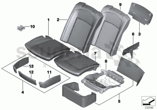 Part Diagram for Rolls Royce 52 10 8151454