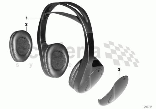 Part Diagram for Rolls Royce 65 12 0445039