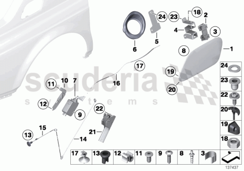 Part Diagram for Rolls Royce 51 25 7065995