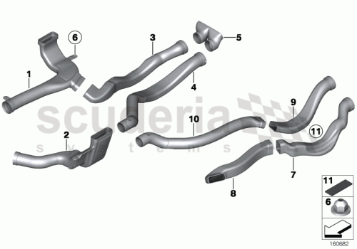 Part Diagram for Rolls Royce 64 22 6981730